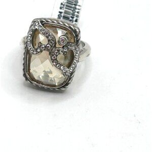Brighton Your True Color Tender Topaz heart crystals ring Size 7  NWoutlet tag